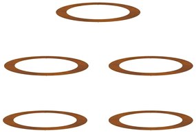 Vaso de Aço Corten Aço corten Grande Vasos Vaso de Aço Corten