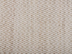 Tapete de juta creme 80 x 150 cm AFRIN Beliani