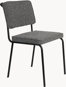 Cadeiras de jantar em bouclé Buddy, conjunto de 2