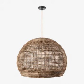 Lâmpada De Teto Suspensa Para Exterior Udane Natural - Preto & Ø80 Cm - ↑65 Cm Udane - Sklum