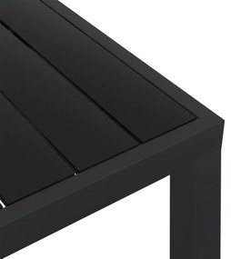3 pcs conjunto de jantar p/ jardim c/ almofadões vime PE cinza