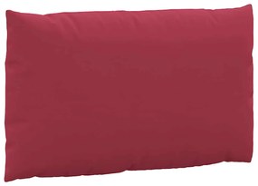 Almofadões p/ móveis paletes 2 pcs tecido oxford vermelho tinto