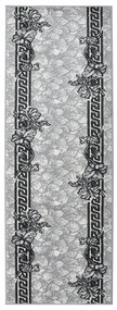 vidaXL Passadeira 80x200 cm polipropileno cinzento