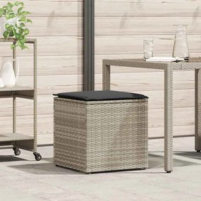 vidaXL Caixa de Armazenamento Exterior Cinzento-claro e Cinzento-escuro