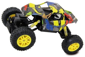 Carro Telecomandado Hillriser Crawler 4WD 1:18 Amarelo 2,4GHz