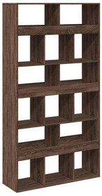 Estante 100x33x187,5 cm derivados de madeira carvalho castanho