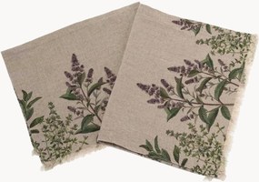 Toalhas de rosto em linho Fine Herbs, conjunto de 2