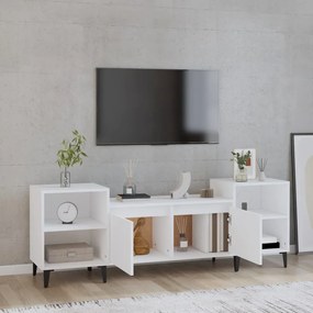 Móvel de TV Lotus de 160 cm - Branco - Design Moderno