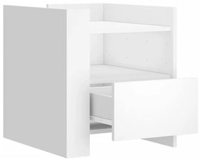 Mesa cabeceira 45x50x50 cm derivados de madeira branco