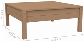 3 pcs conjunto lounge jardim c/ almofadões creme pinho maciço