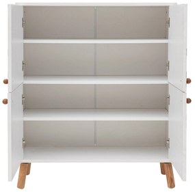 Armário Multiuso Multilux – Branco, Roxo, Lilás – 95x111x36 cm