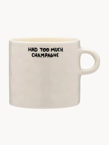 Hand-painted XL cup Too Much Champagne