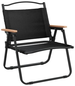 Cadeiras de campismo 2 pcs 54x43x59 cm tecido oxford preto