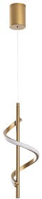 Candeeiro de Teto Likma – Dourado – 16x50-100x16 cm
