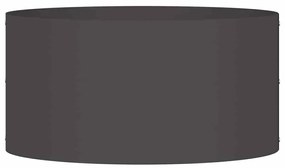 Grande Vaso de Metal Preto Preto Metal Grande Durável