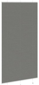 Antracite Plissada Cega 105x200 cm Largura Tecido 104,4 cm
