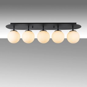 Candeeiro Chandelier Well – Preto e Branco – 90 x 23 x 25 cm