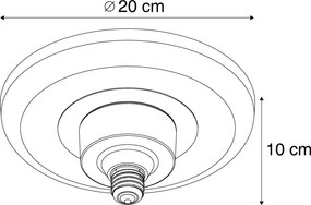 Lâmpada LED Decorativa E27 Transparente 6W 430 lm 3000K