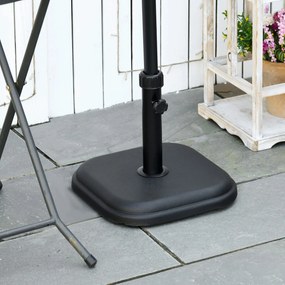 Base para Chapéu de Sol Sevilha – 11 kg – Cimento – Ø32-38 mm – Preto