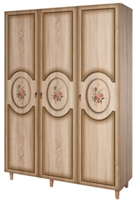 Guarda-Roupa Mode – Carvalho Sonoma – 135x192x52 cm