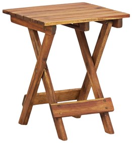 vidaXL Suporte para plantas 30x30x38 cm madeira de acácia maciça
