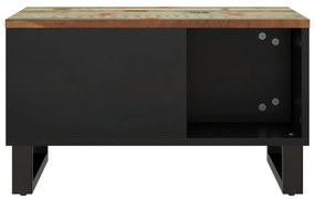 Mesa de centro 60x50x35 cm madeira recuperada maciça