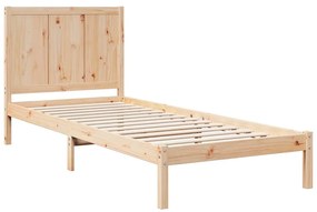 Cama extra longa sem colchão 100x220 cm madeira maciça