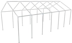 vidaXL Estrutura de aço para tenda de festas 12 x 6 m