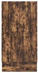 Cama de Armazenamento Carvalho Fumado 120x190 cm