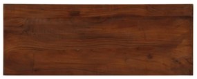 vidaXL Tampo de mesa retangular 90x40x2,5 cm madeira recuperada maciça