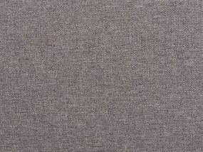 Cama de solteiro em tecido cinzento 90 x 200 cm AMBASSADOR Beliani