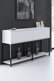 **** Console Lord – Preto/Branco – 150x80x30 cm

**
