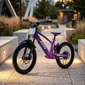 Bicicleta elétrica infantil sem pedais 750W 20" 36V 7.5Ah RXF EVO-RACING Roxa