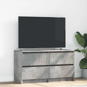 Móvel p/ TV 100x35x54 cm madeira processada cinzento cimento