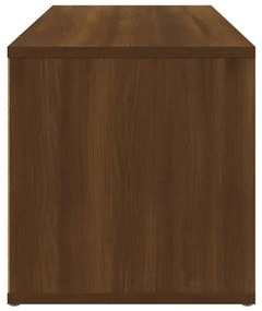 Móvel TV 80x34x36 cm derivados de madeira cor carvalho castanho