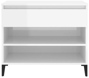 Sapateira 70x36x60 cm derivados de madeira branco brilhante