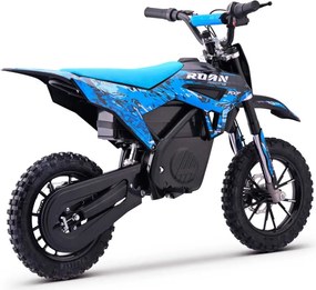 Mini moto elétrica para crianças 550W ROAN RXF até 25 km/h Com Limitador (24V-12AH) 10/10 Azul