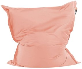 Pufe almofada rosa claro 140 x 180 cm FUZZY Beliani