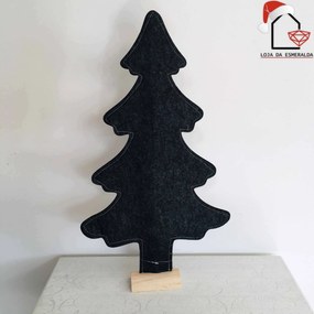 Árvores de Natal | Felcro Preto - Grande
