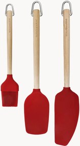 Conjunto de utensílios de cozinha em madeira de bétula Kathy, conjunto de 3