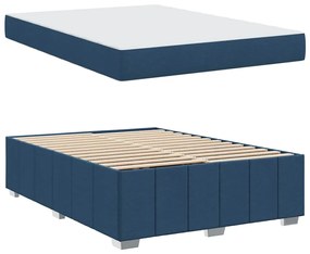 Estrutura da Cama Azul 140 x 200 cm tecido
