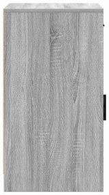 lado vidaXL cinza Sonoma 40x41x75 cm madeira engenheirada
