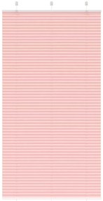 Rosa Plissada Cega 105x200 cm Largura Tecido 104,4cm Poliéster