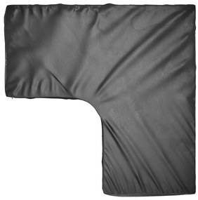 Capas p/ mobília jardim forma de L 2 pcs 16 ilhós 215x215x70 cm