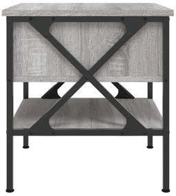 Mesas de cabeceira 2pcs 40x42x45 cm deriv. madeira cinza sonoma