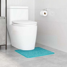 Tapete de Banho U-Shaped Turquesa 50x50 cm Polipropileno Antiderrapant