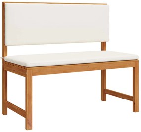 vidaXL Banco de jardim Castanho 100 x 50 x 91cm