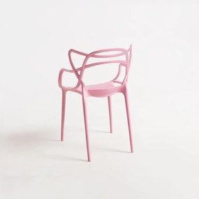 Pack 4 Cadeiras Korme Kid (Infantil) - Rosa