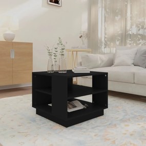 Mesa de centro 55x55x43 cm aglomerado preto