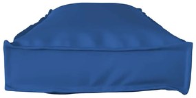 Almofadas de Palete para Banco 2 pcs Azul Royal 120x40x8 cm Tecido Oxf